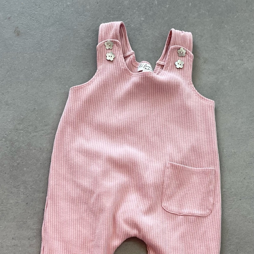 Lil Lemons Pink Romper 5T